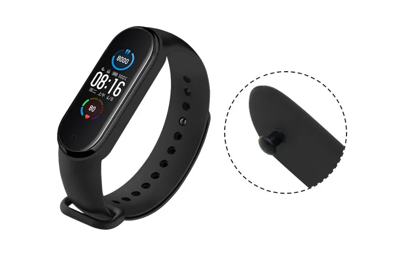 Watch Strap for Xiaomi Mi Band 7 6 5 4 3 Wristband Silicone Bracelet Wrist Straps MiBand 3 4 Band5 Band6 Smartwatch Accessories