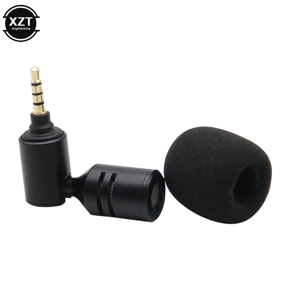 Portable Mini Microphone 3.5mm Stereo Type-C Flexural Bendable Wireless Mic For Phone Cameras Computer Laptop PC Recording