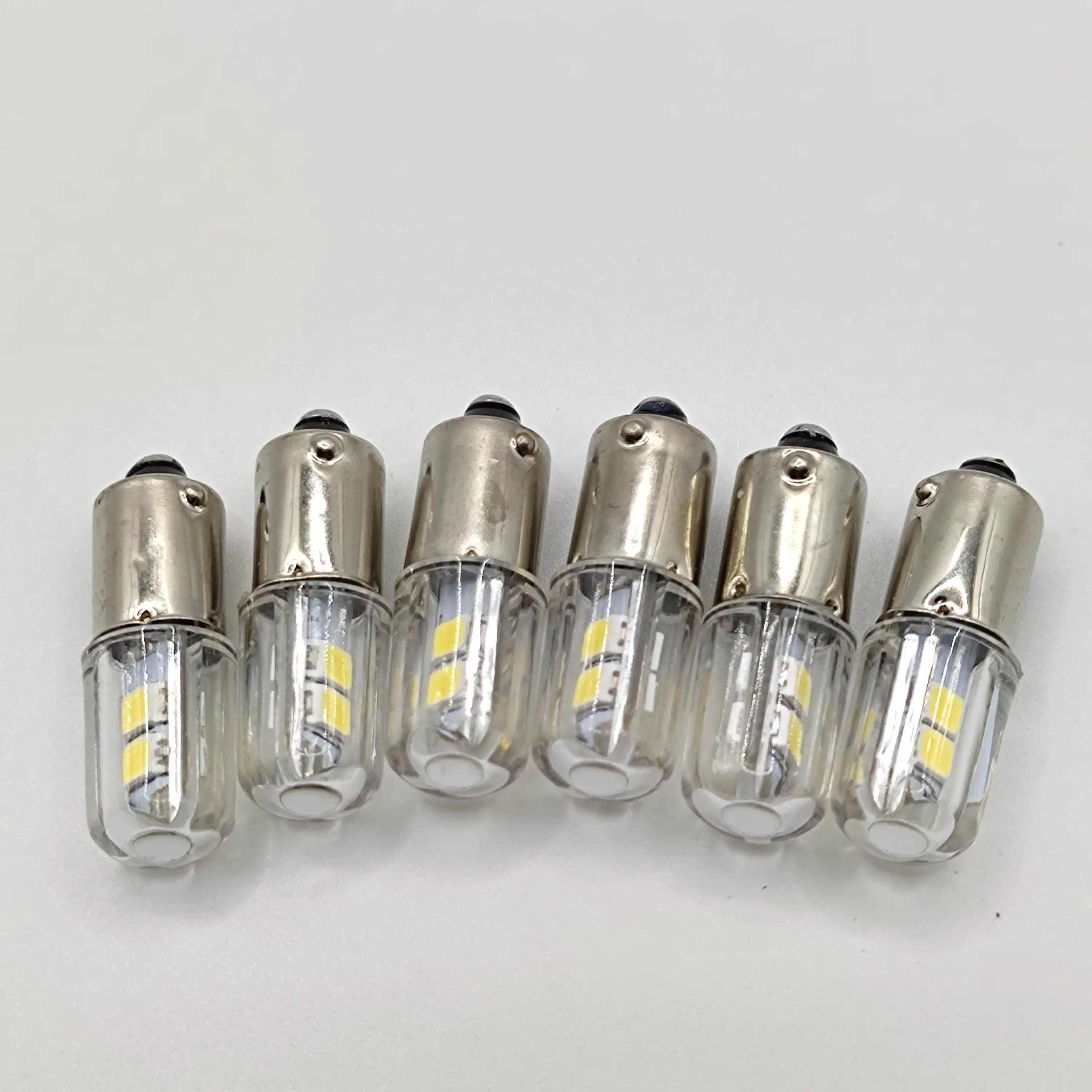 2PCS BA9S T4W LED Car Light Bulb T2W T3W H5W Interior Car LED License Plate Light DC12V 12913 12910 12929 BA9 57 756 1816 1891