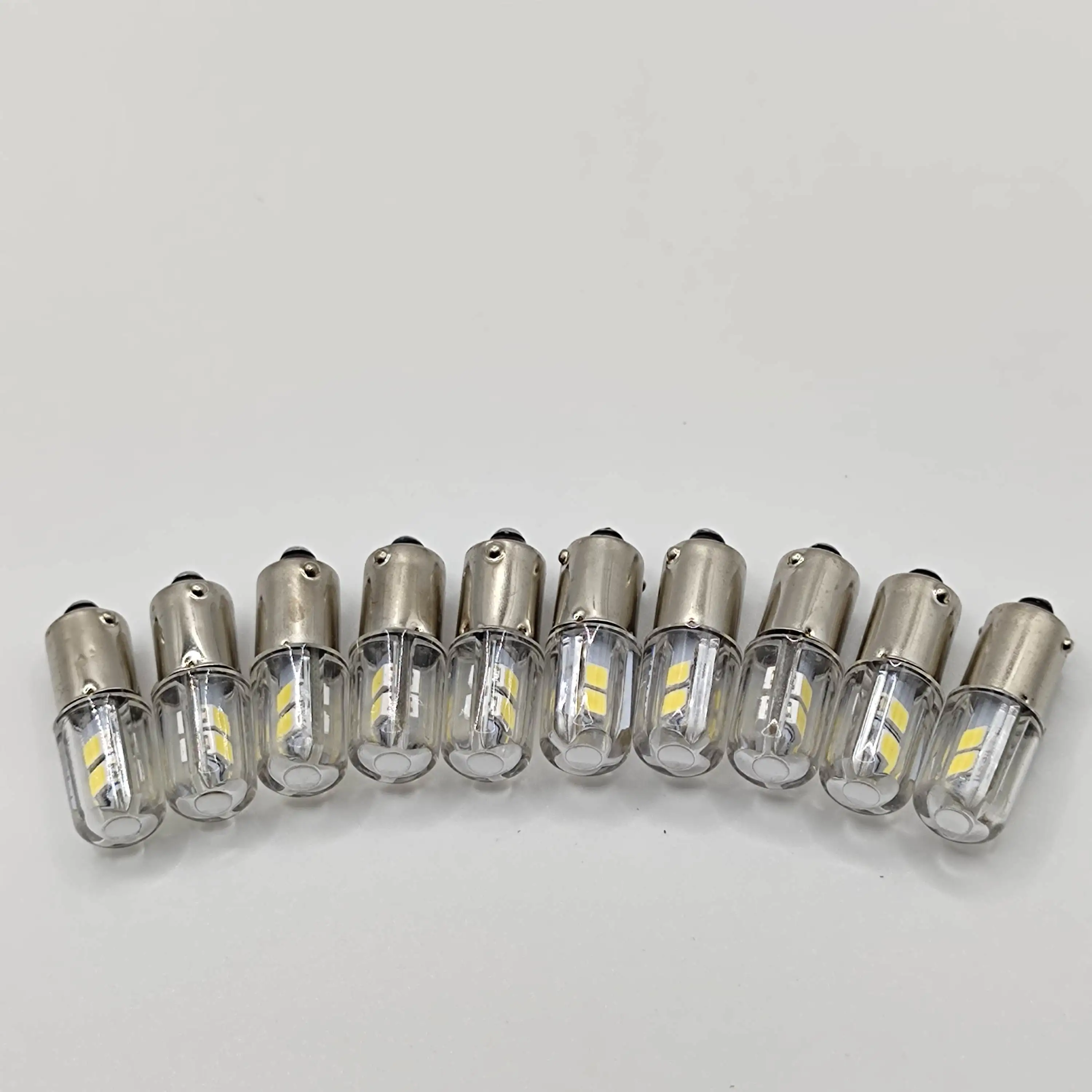 2PCS BA9S T4W LED Car Light Bulb T2W T3W H5W Interior Car LED License Plate Light DC12V 12913 12910 12929 BA9 57 756 1816 1891