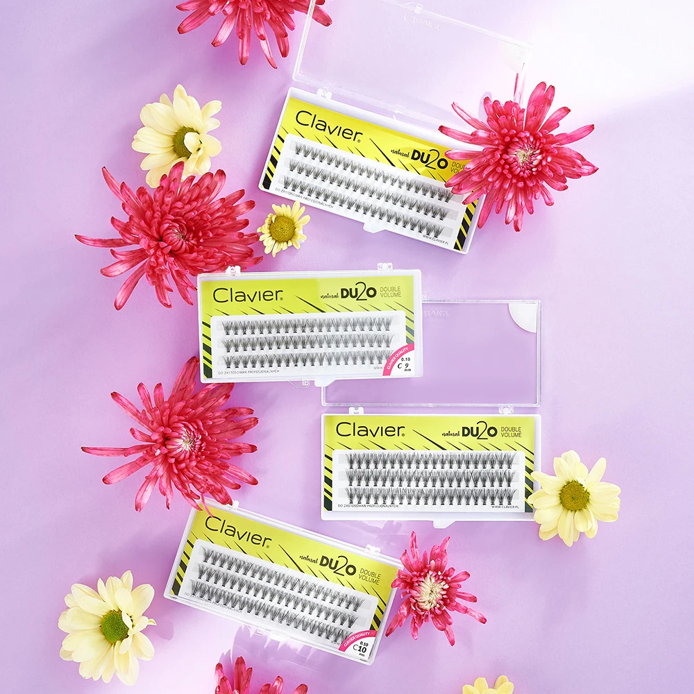 Clavier DU2O-ITS 20D Eyelash Makeup Individual Lashes Cluster Natural Extensions False Eyelashes Double The Volume