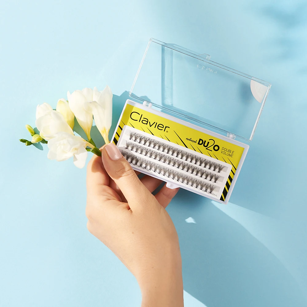 Clavier DU2O-ITS 20D Eyelash Makeup Individual Lashes Cluster Natural Extensions False Eyelashes Double The Volume