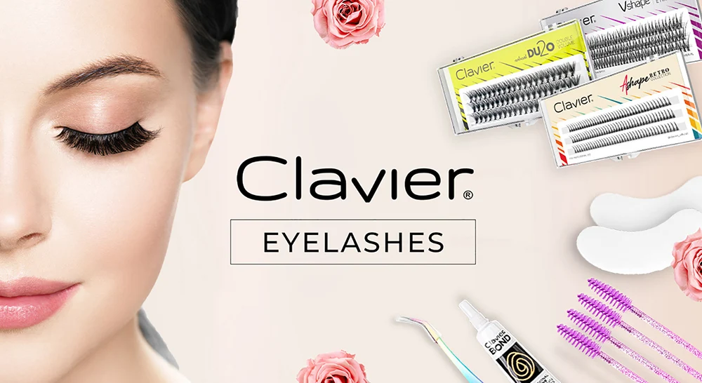 Clavier DU2O-ITS 20D Eyelash Makeup Individual Lashes Cluster Natural Extensions False Eyelashes Double The Volume