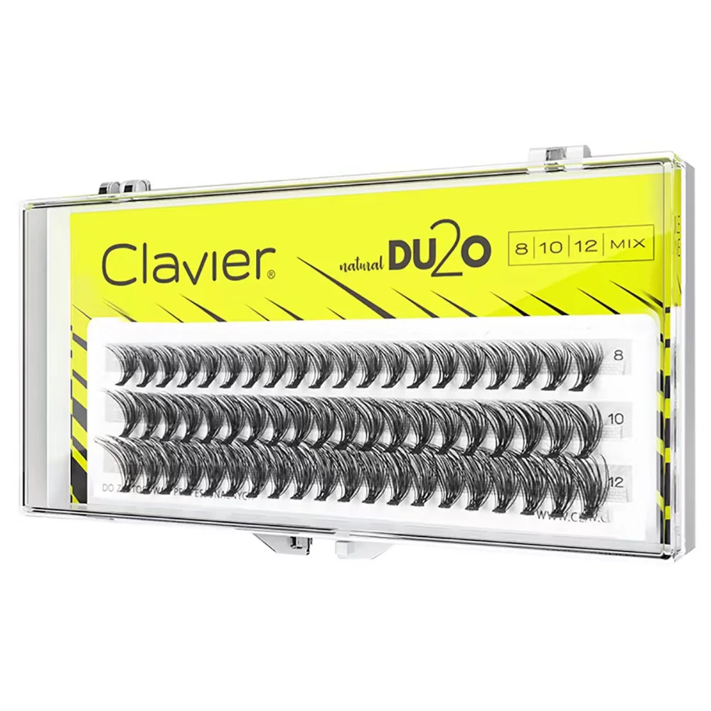 Clavier DU2O-ITS 20D Eyelash Makeup Individual Lashes Cluster Natural Extensions False Eyelashes Double The Volume