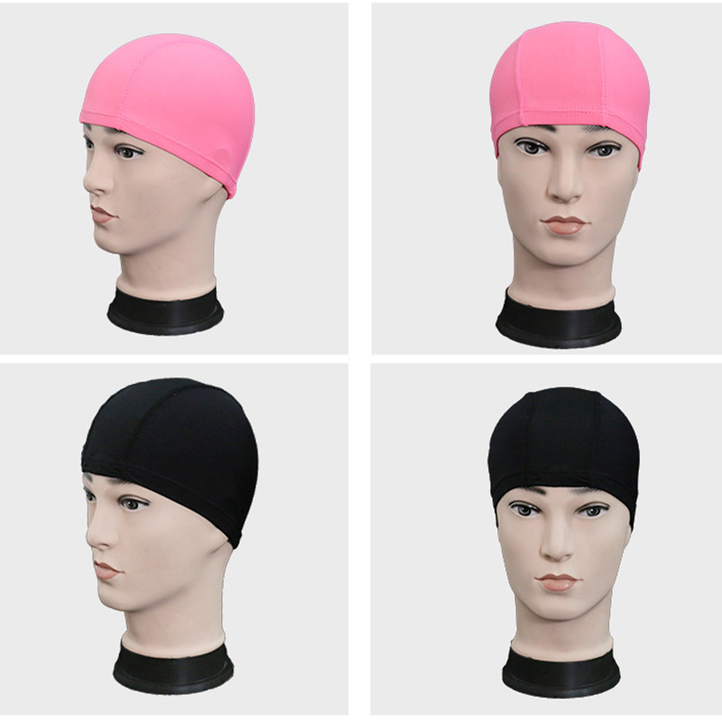 Ultra Thin Bathing Caps Free Size Comfortable Swimming Caps For Men Women Elastic Nylon Ear Protection Long Hair Swimming Hat