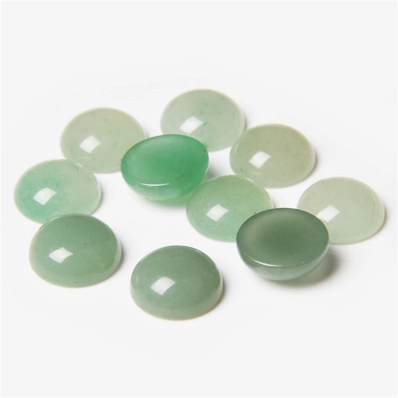 4/6/8/10/12mm Natural Stone Cabochon Round Semi-precious Cameo Fit DIY Ring Earring Bracelet Jewelry Making Finding 10pcs/lot