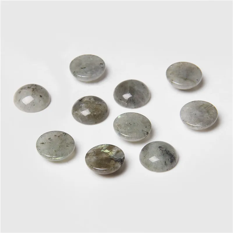 4/6/8/10/12mm Natural Stone Cabochon Round Semi-precious Cameo Fit DIY Ring Earring Bracelet Jewelry Making Finding 10pcs/lot