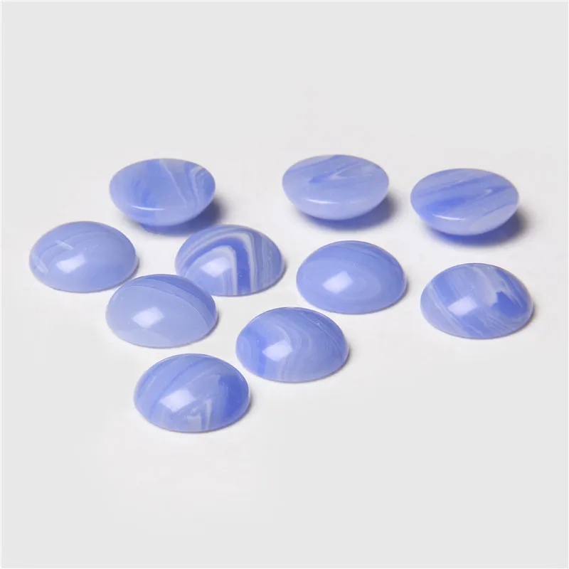 4/6/8/10/12mm Natural Stone Cabochon Round Semi-precious Cameo Fit DIY Ring Earring Bracelet Jewelry Making Finding 10pcs/lot