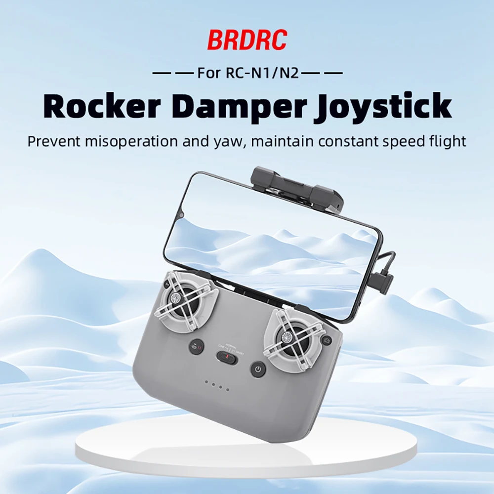BRDRC Joystick Speed Controller for DJI NEO/Mini 4K/Mini 3 4 Pro/Mini 2/Mavic 3/Air 3 Drone RC-N1/N2/N3 Remote Control Bracket
