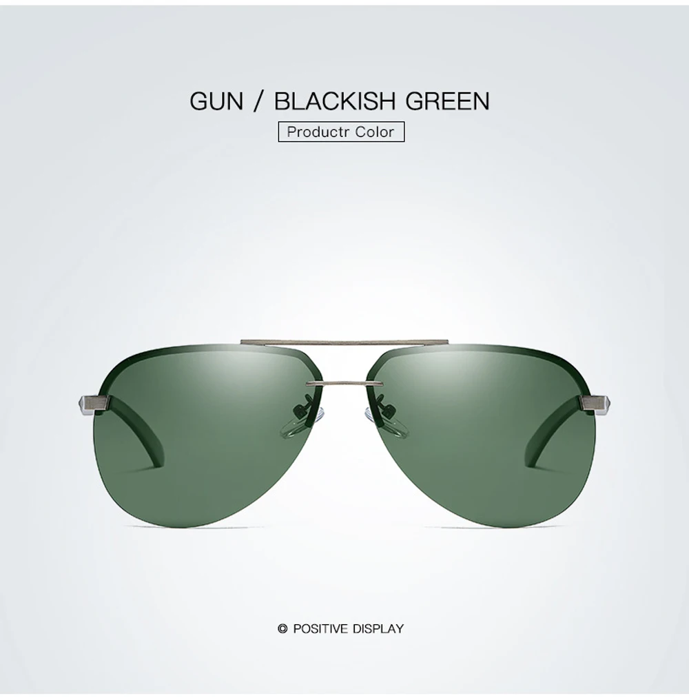 New Polarized Men Sunglasses Classic Driving Sun Glasses Metal Frame Mirror Lens Sunglasses Men/Women