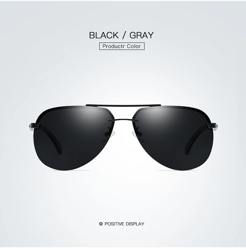 New Polarized Men Sunglasses Classic Driving Sun Glasses Metal Frame Mirror Lens Sunglasses Men/Women