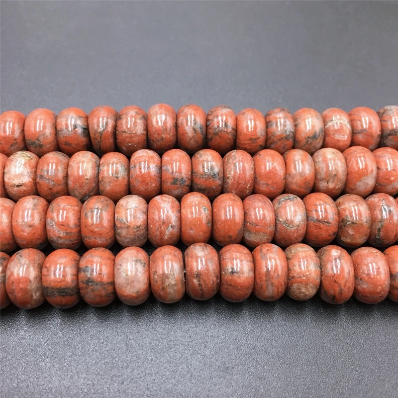 5*8mm Rondelle Stone Beads Chalcedony Natural Jaspers Abacus Beads Jades Loose Beads for Jewelry Making Bracelet DIY Necklace
