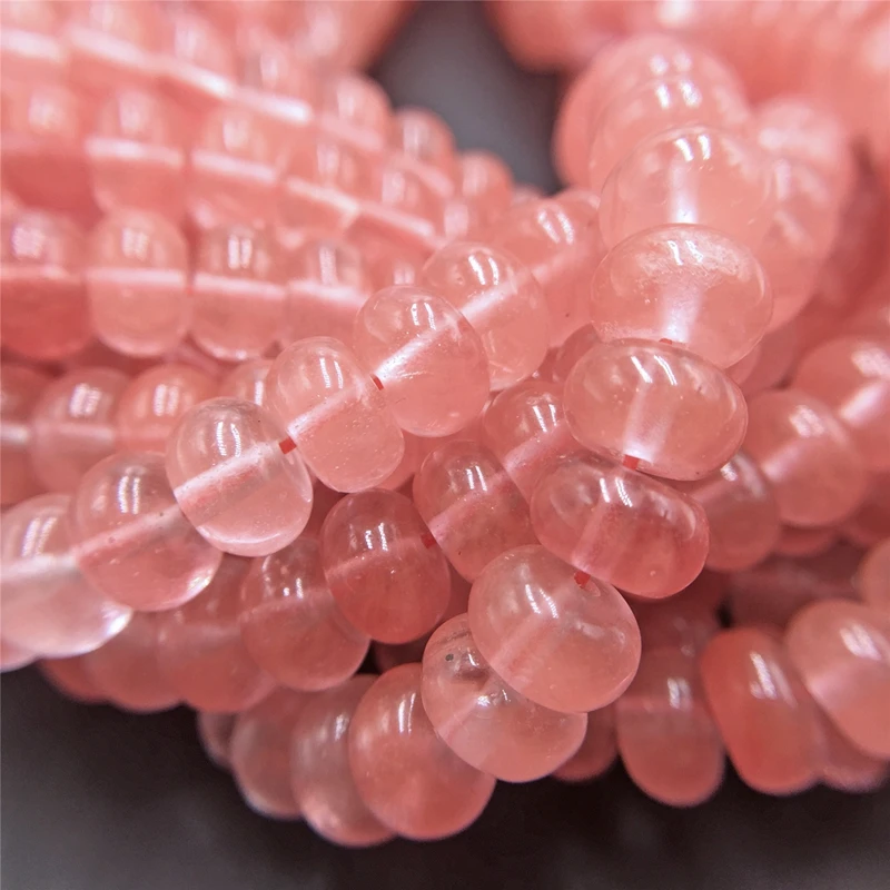 5*8mm Rondelle Stone Beads Chalcedony Natural Jaspers Abacus Beads Jades Loose Beads for Jewelry Making Bracelet DIY Necklace