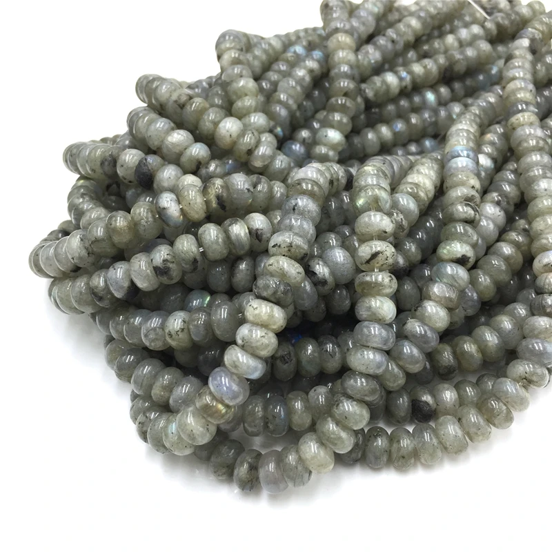 5*8mm Rondelle Stone Beads Chalcedony Natural Jaspers Abacus Beads Jades Loose Beads for Jewelry Making Bracelet DIY Necklace