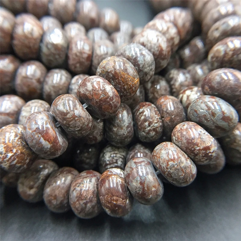 5*8mm Rondelle Stone Beads Chalcedony Natural Jaspers Abacus Beads Jades Loose Beads for Jewelry Making Bracelet DIY Necklace