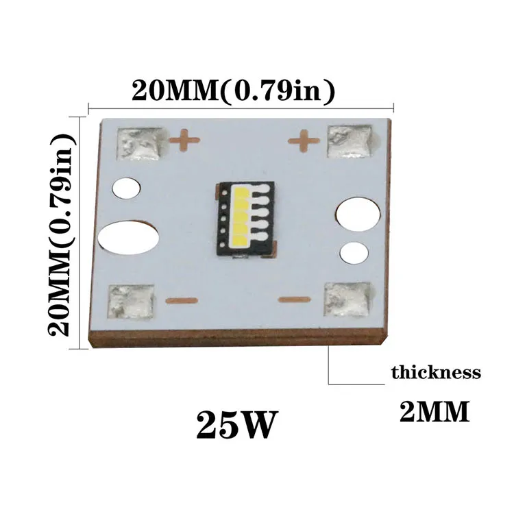 10pcs Lamp 5W 10W 15W 20W 25W High Power LED Light Super Bright 6500K LED Beads PCB Tube For Automotive Headlights DIY