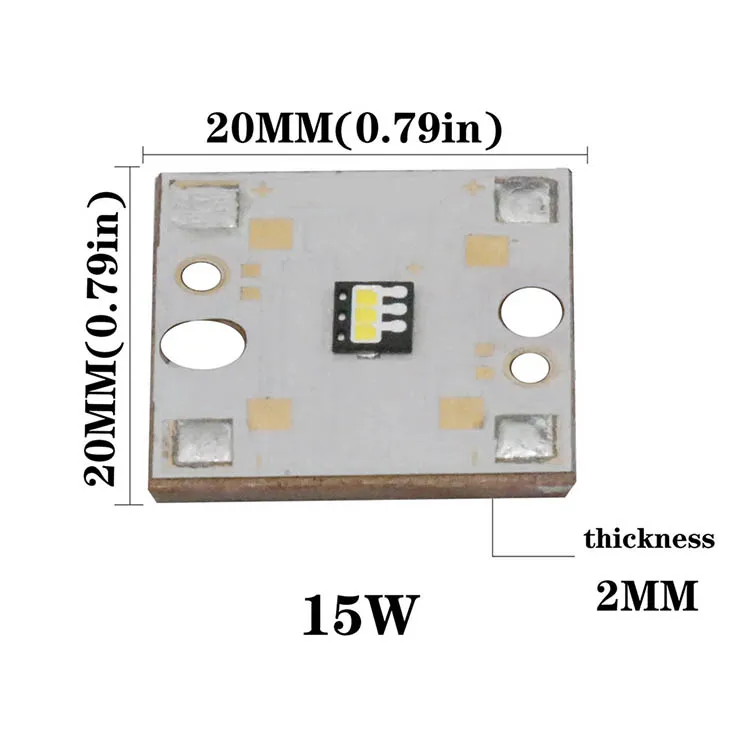 10pcs Lamp 5W 10W 15W 20W 25W High Power LED Light Super Bright 6500K LED Beads PCB Tube For Automotive Headlights DIY
