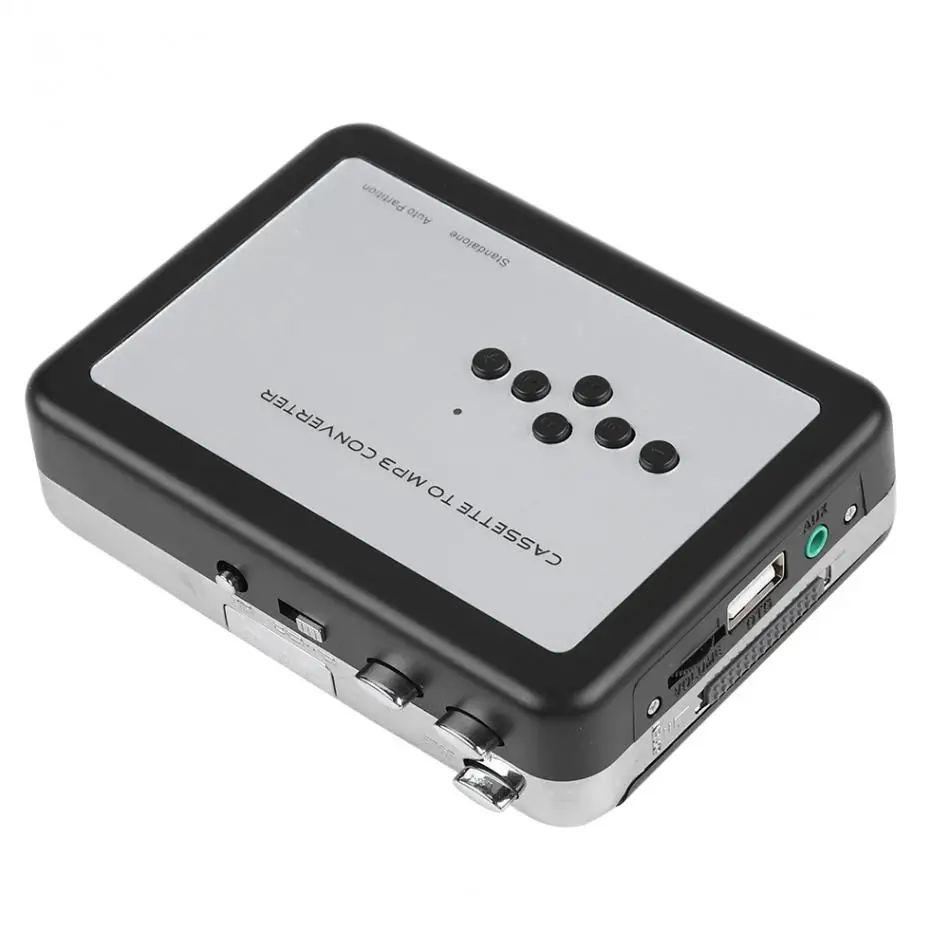 Portable Cassette Player Recorder Standalone Audio Music Recorder Cassette Tape to MP3 Converter Save into USB Flash Drive