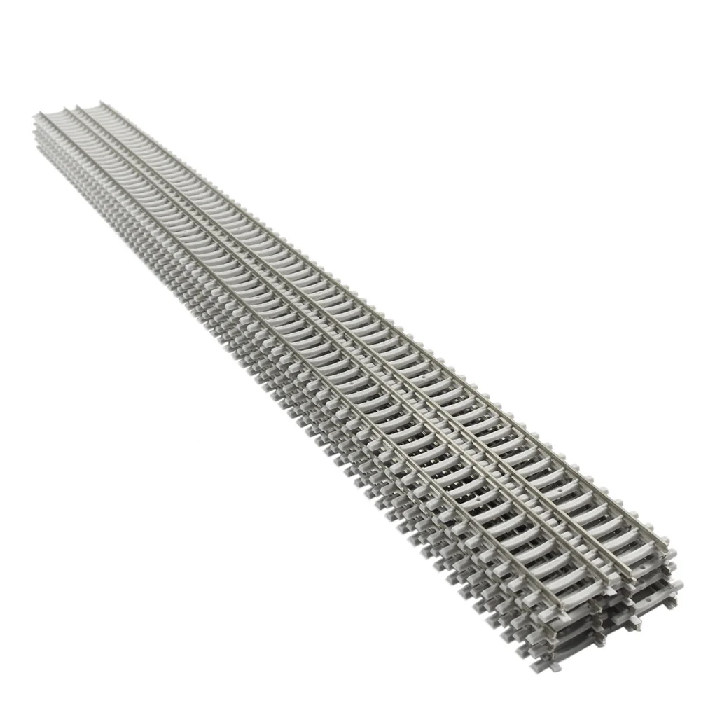 Evemodel 1pc/2pcs/5pcs Model Train 1:87 Railroad Cupronickel Tracks Flexible Rail Code 100 with Sleeper HO Scale 50cm HP17HO