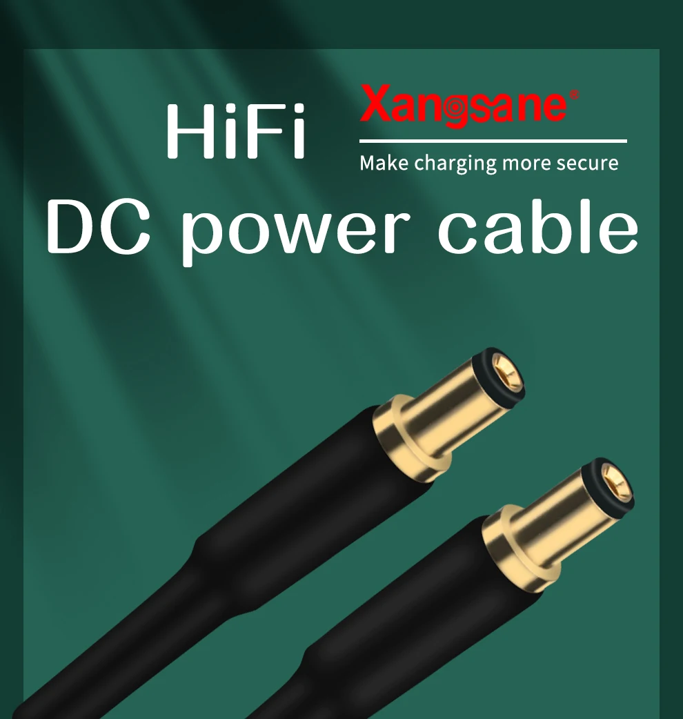 OCC High-Fidelity DC Power Cable USB A-2.5mm/2.1mm HiFi Dedicated Audiophile Audio DC2.5-2.1 DC USB Audio Cable