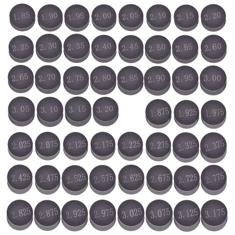 10mm Motorcycle Engine Parts Adjustable Valve Gasket Shim 28pcs 27pcs 1.85 - 3.2 mm For KT/M For Harley Davi/dson For Aprilia