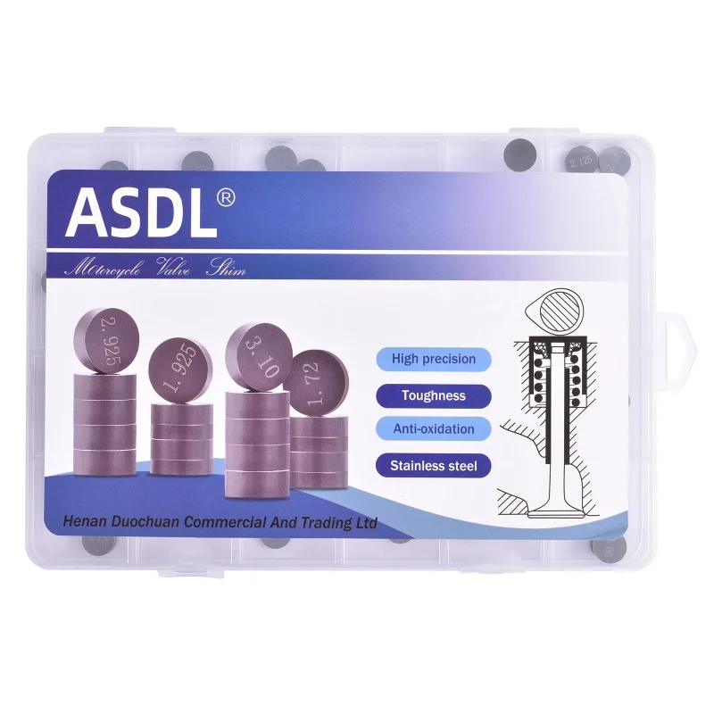10mm Motorcycle Engine Parts Adjustable Valve Gasket Shim 28pcs 27pcs 1.85 - 3.2 mm For KT/M For Harley Davi/dson For Aprilia