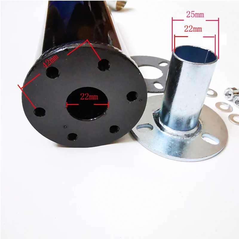 60X280mm Metal 50-250CC Universal Motorcycle Racing Modified Muffler 2 Stroke Exhaust Pipe