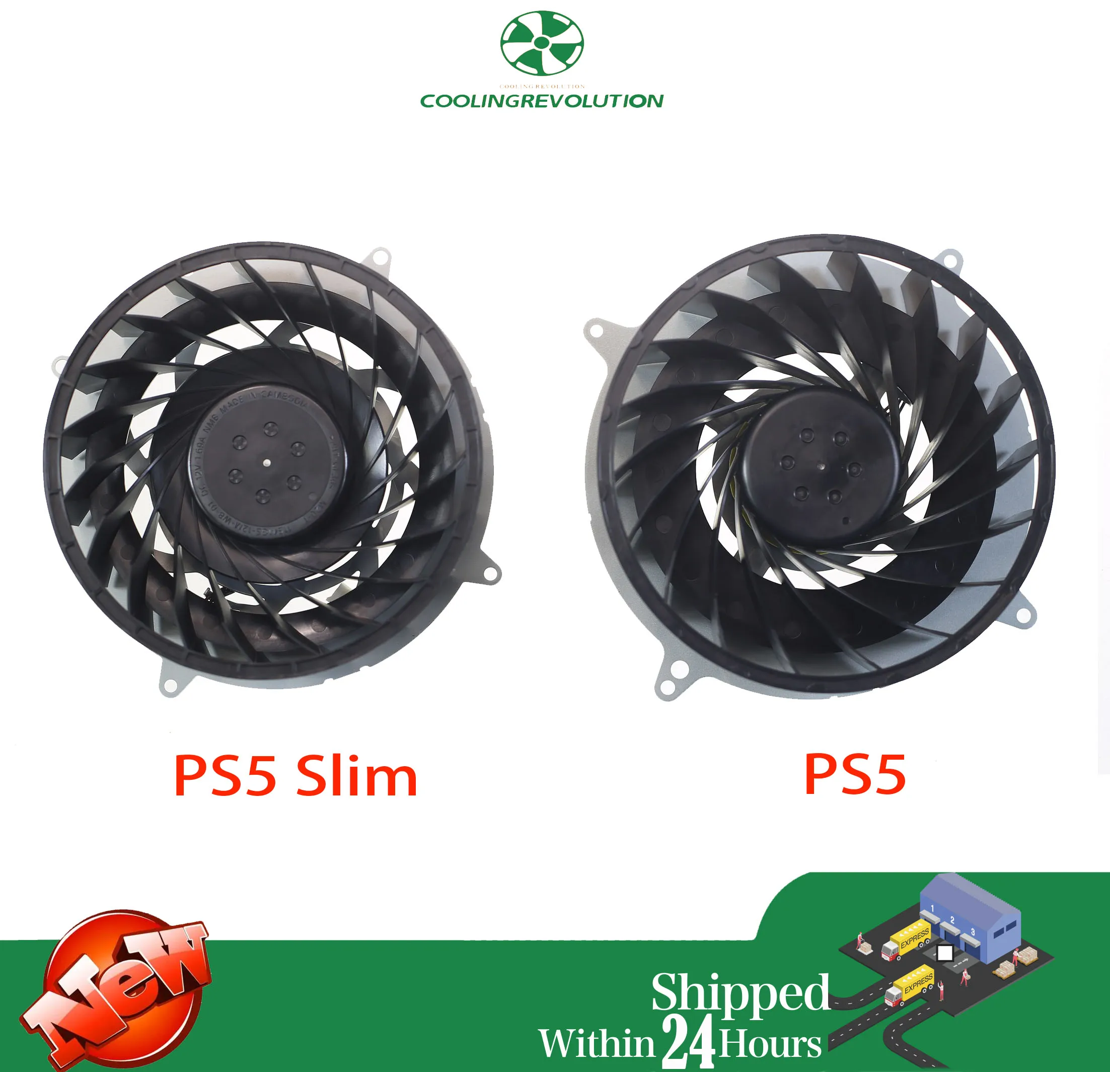 Cooling Fan Internal Fan Single Acting Cooling Fan for Sony PlayStation 5 PS5 Slim Host 1154GS-12M WB-01 12047GS-12N-WB-0