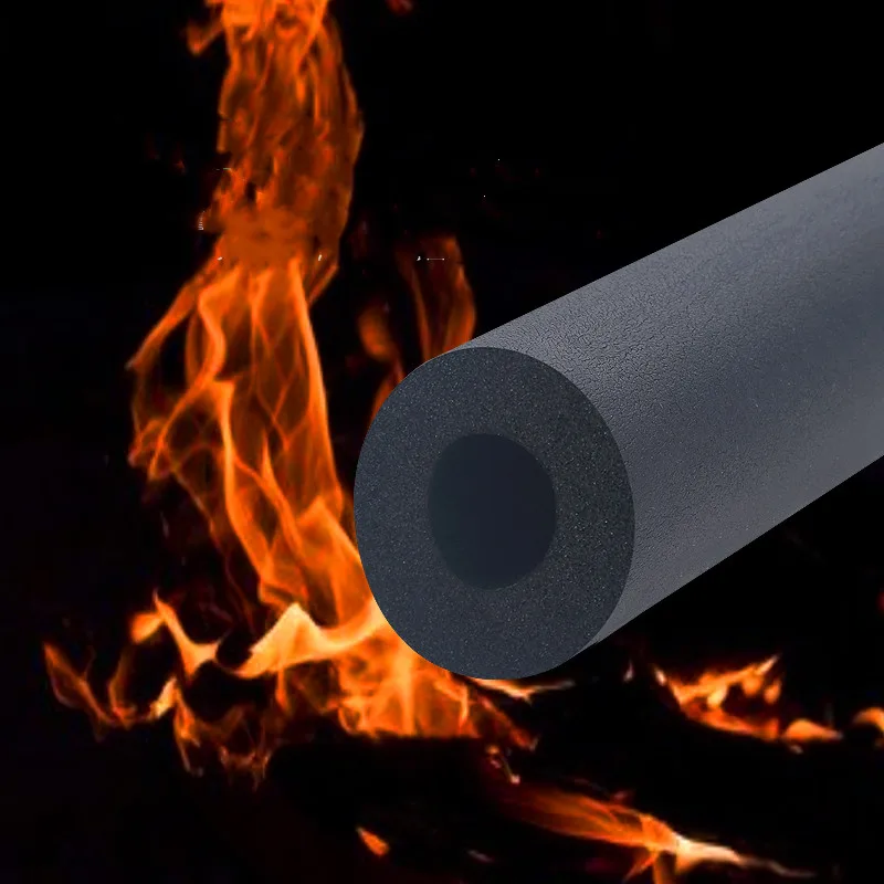 6mm-32mm Black PPR Sponge Pipe Insulation Waterproof Pipeline Holder Thermal Tubular Protective Sleeve Air Conditioning Fitting