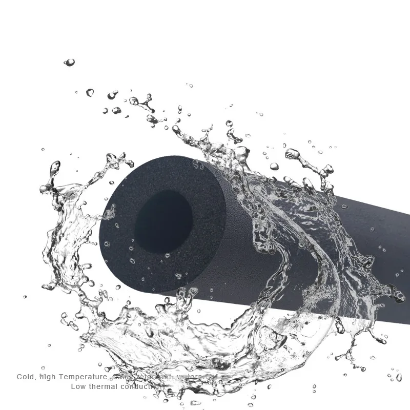6mm-32mm Black PPR Sponge Pipe Insulation Waterproof Pipeline Holder Thermal Tubular Protective Sleeve Air Conditioning Fitting