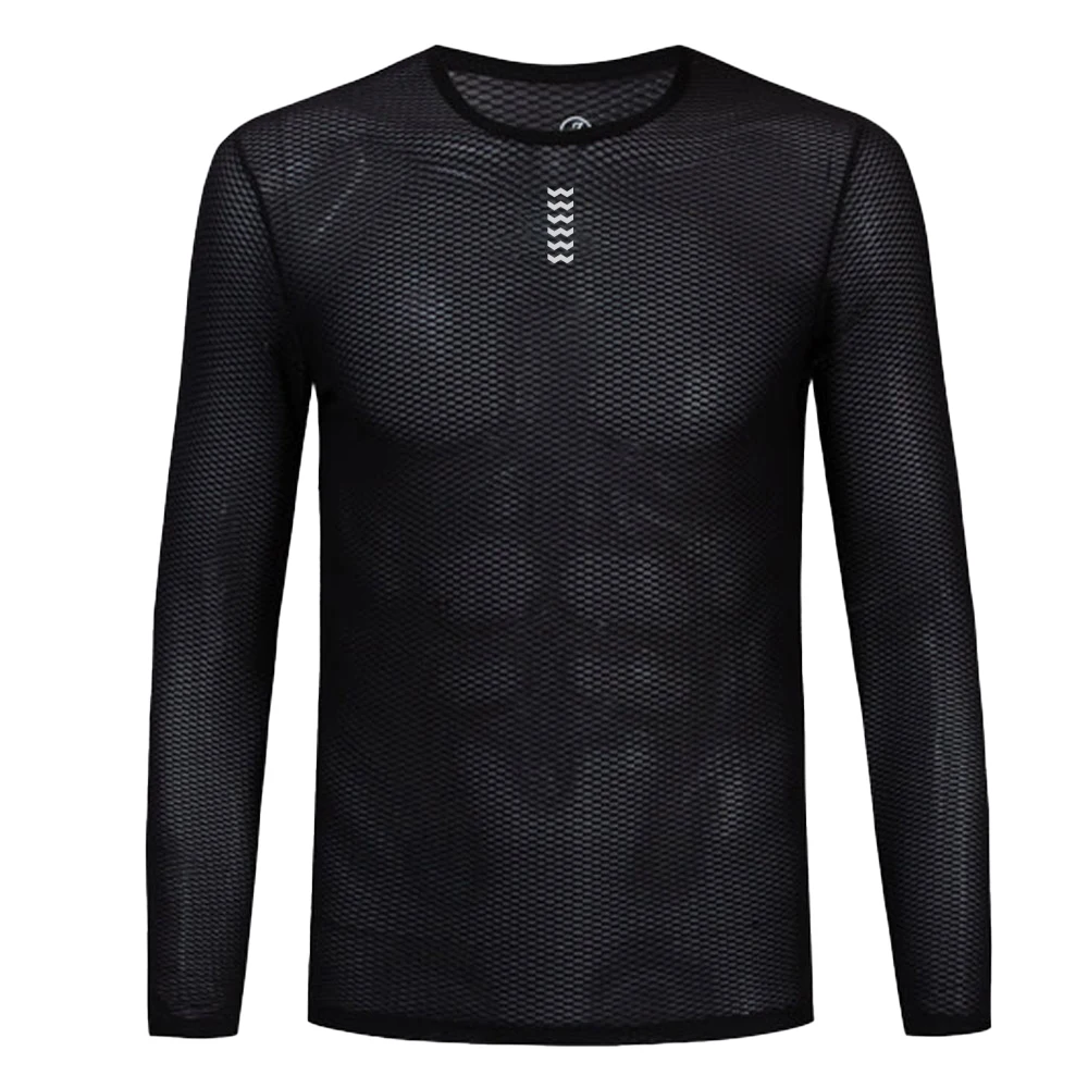 YKYWBIKE Cycling Jersey Full Sleeve Bike Shirt Unisex Underwear Race Bicycle Clothing Mesh Base Layer MTB Road Bike Sport Wear