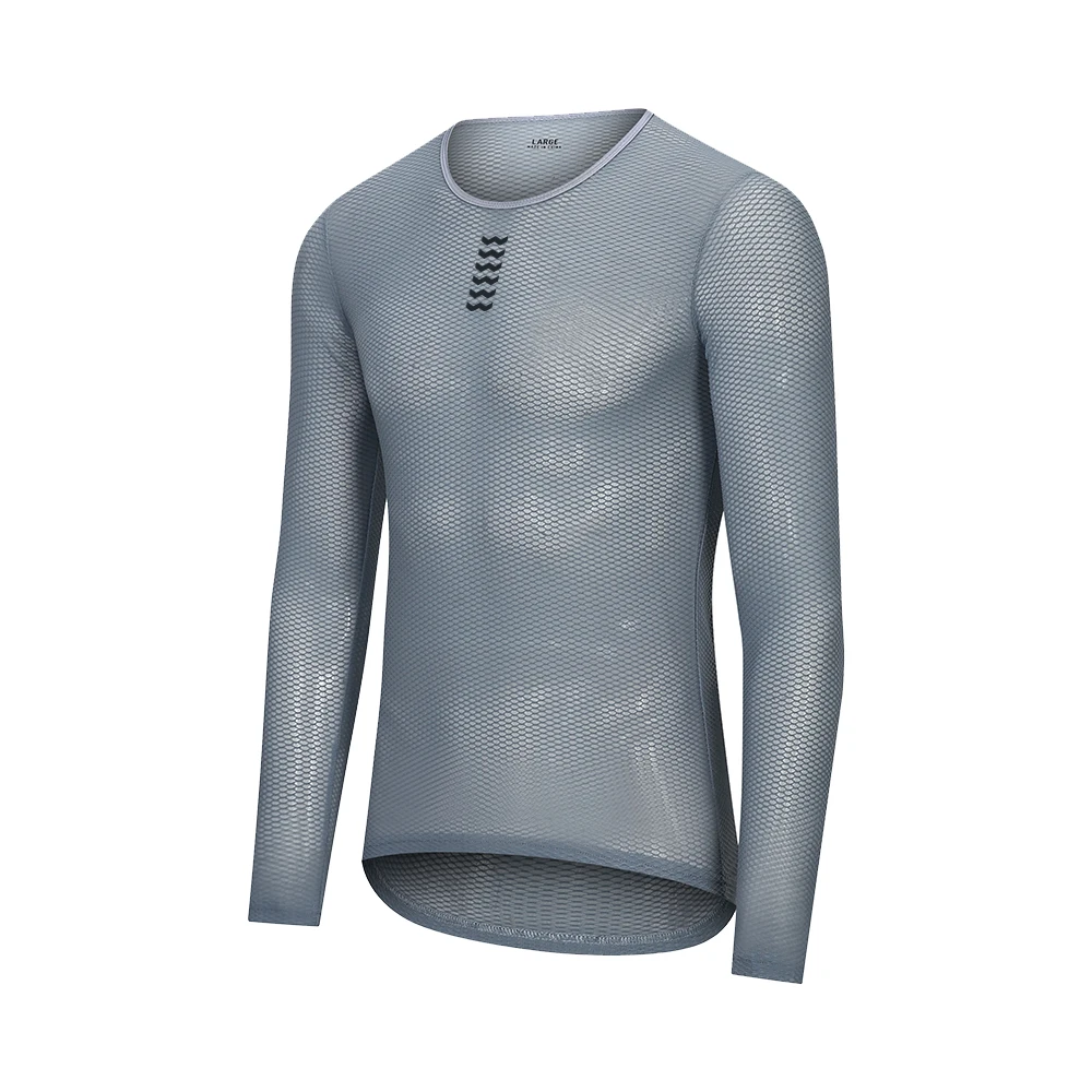 YKYWBIKE Cycling Jersey Full Sleeve Bike Shirt Unisex Underwear Race Bicycle Clothing Mesh Base Layer MTB Road Bike Sport Wear