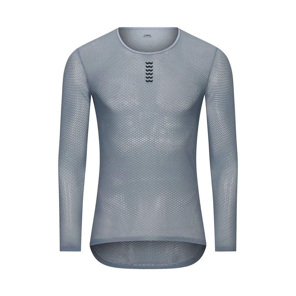 YKYWBIKE Cycling Jersey Full Sleeve Bike Shirt Unisex Underwear Race Bicycle Clothing Mesh Base Layer MTB Road Bike Sport Wear