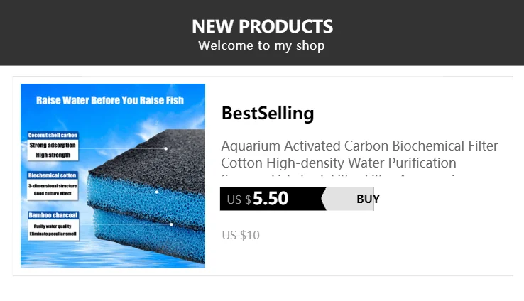 Aquarium Accessories Biochemical Cotton Filter Practical Fish Tank Pond Foam Sponge Filter Black Multiple Size 15 25 35 50PPI