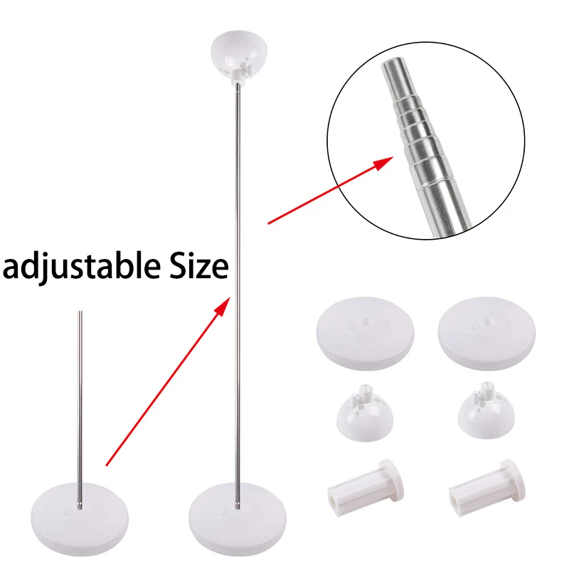 1/2 set Latex Balloon Holder Balloons Stand Column Metallic Balloons Baby Shower Kids Birthday Party Wedding Decoration Supplies