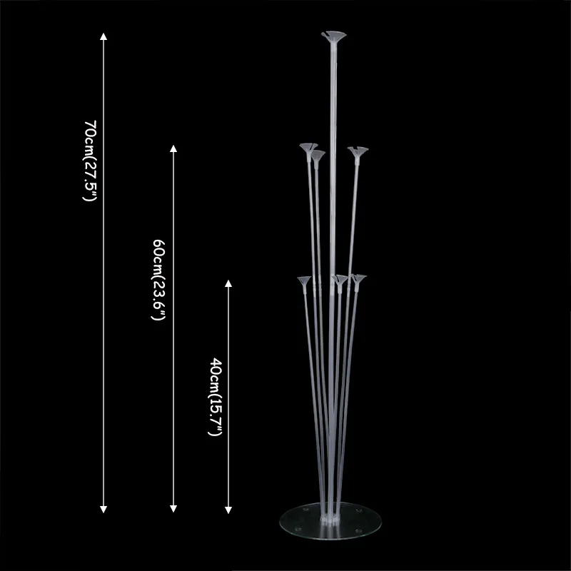 1/2 set Latex Balloon Holder Balloons Stand Column Metallic Balloons Baby Shower Kids Birthday Party Wedding Decoration Supplies