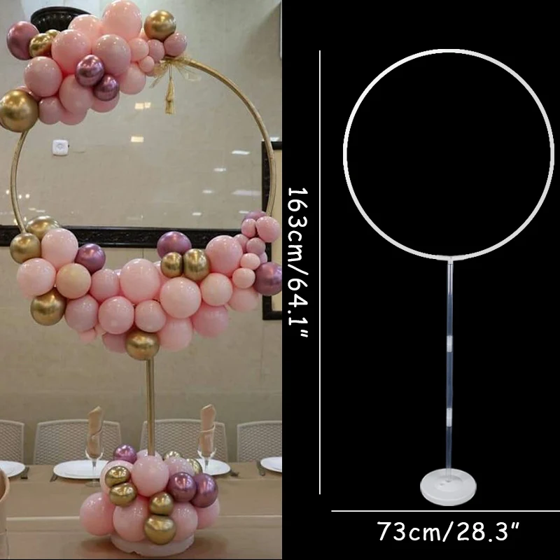 1/2 set Latex Balloon Holder Balloons Stand Column Metallic Balloons Baby Shower Kids Birthday Party Wedding Decoration Supplies