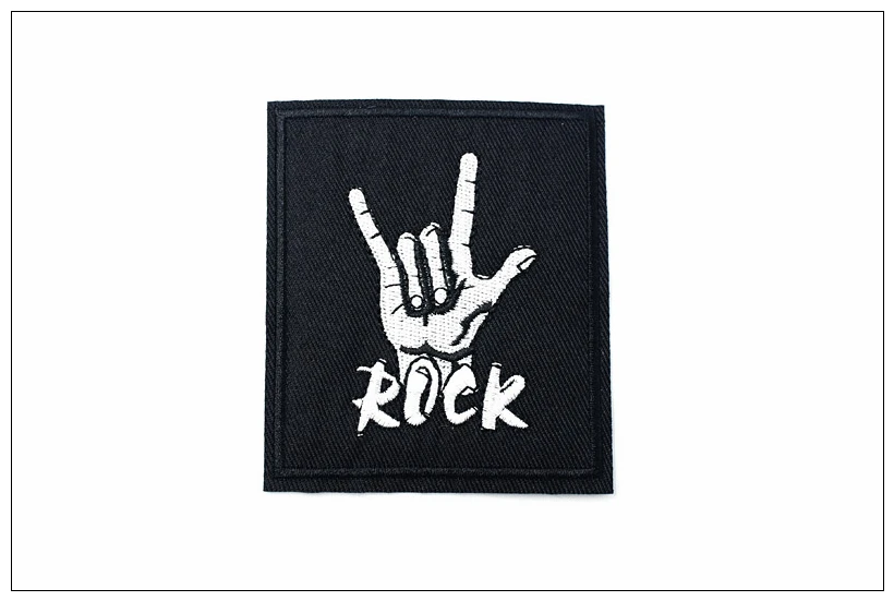 ROCK BAND Iron On Patches Cloth Mend Decorate Clothes Apparel Sewing Decoration Applique Badges Heavy Metal MUSIC