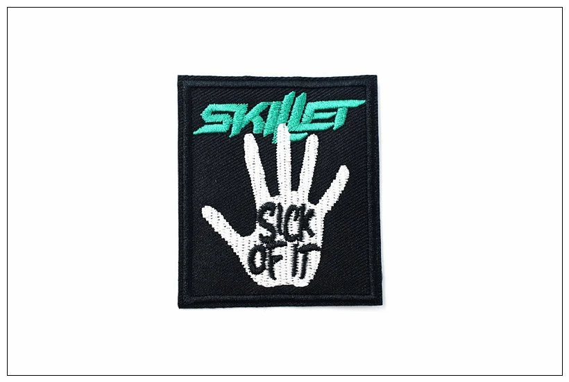 ROCK BAND Iron On Patches Cloth Mend Decorate Clothes Apparel Sewing Decoration Applique Badges Heavy Metal MUSIC