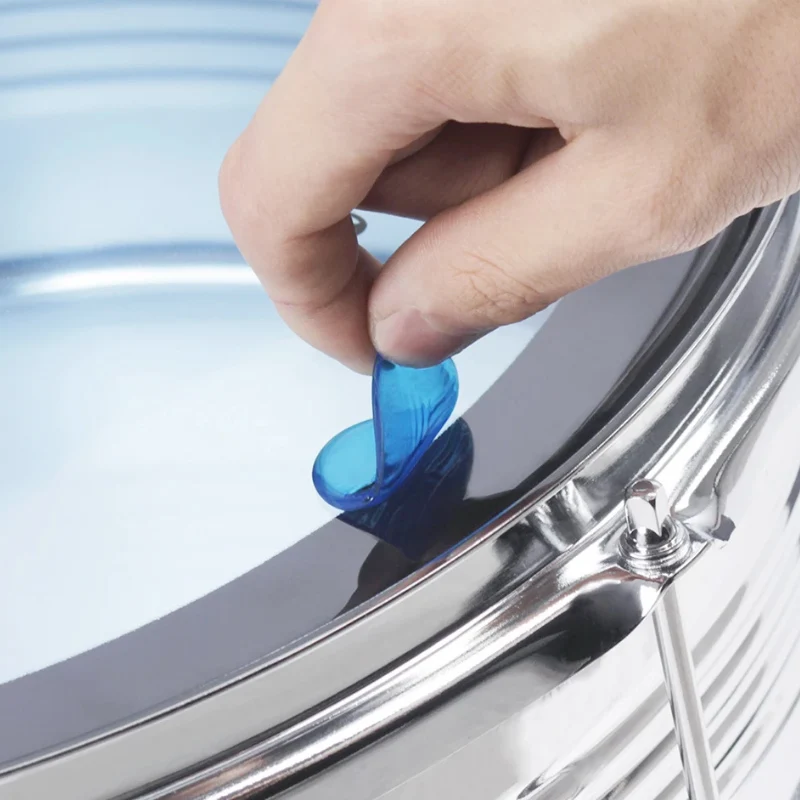 6/12/24Pcs Drum Mute Pad Transparent Silicone Jazz Snare Drum Muffler 3 Colors Optional/A Great Assistant for Drum Set Players