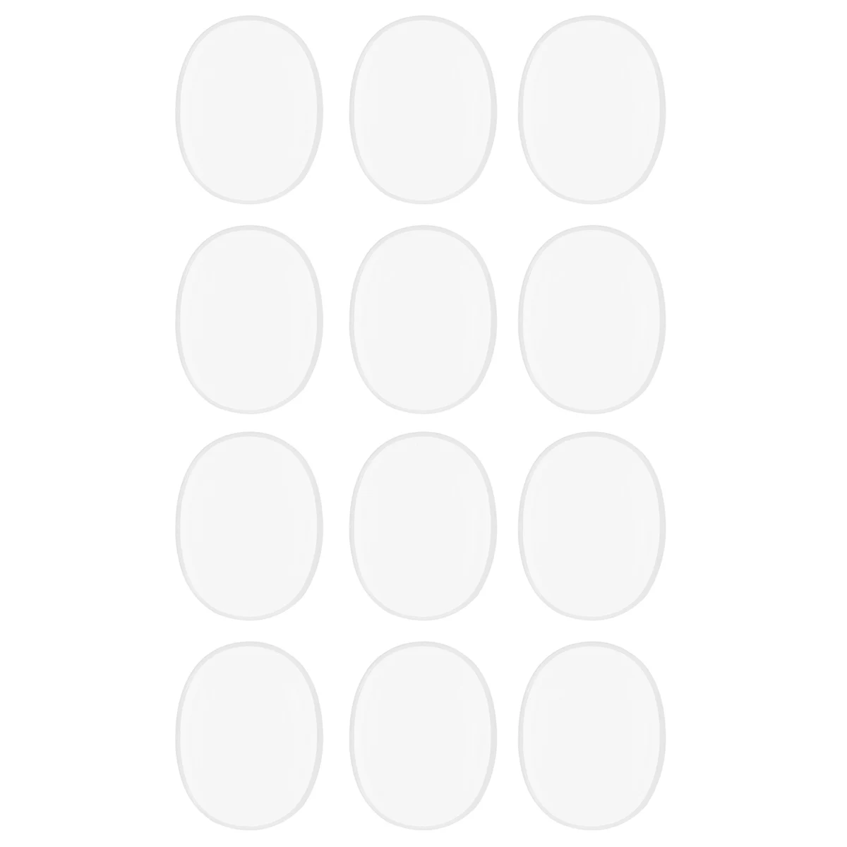 6/12/24Pcs Drum Mute Pad Transparent Silicone Jazz Snare Drum Muffler 3 Colors Optional/A Great Assistant for Drum Set Players
