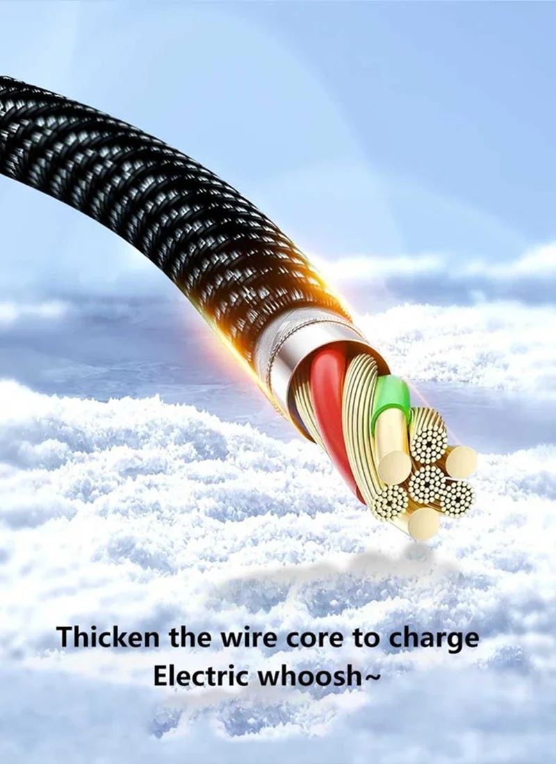 Lenovo Type C To Type C 240W Cable Phone Super Fast Charging Cable With Led Display Usb To Type-c Data Cord For Xiaomi Huawei
