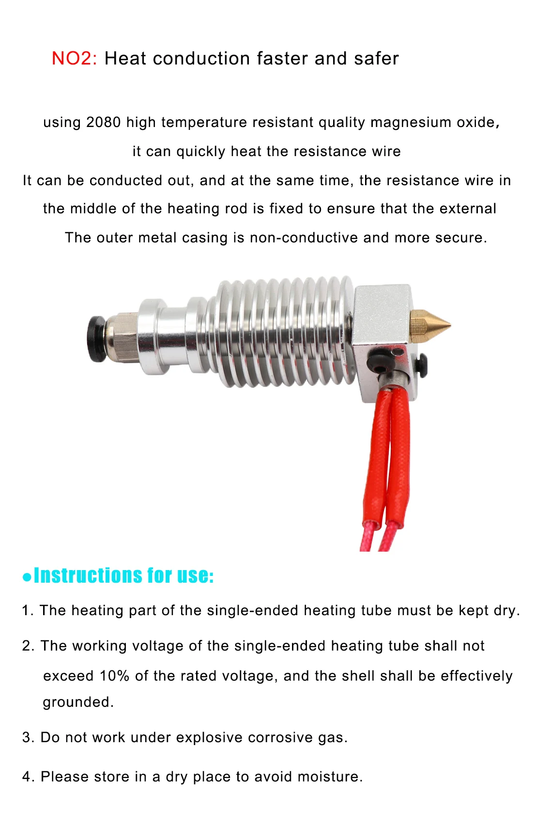 IdeaFormer 1pcs 3D Printers Cartridge Heater 12V/24V 40W 6*20mm 1m For MK Mendel Reprap Extruder Parts 12V 24V 40W Heat Parts