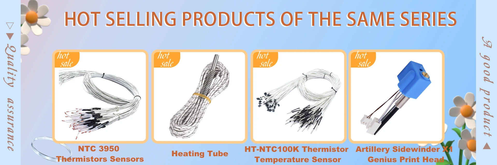 IdeaFormer 1pcs 3D Printers Cartridge Heater 12V/24V 40W 6*20mm 1m For MK Mendel Reprap Extruder Parts 12V 24V 40W Heat Parts
