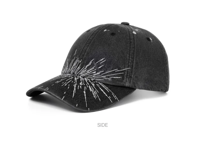 1pc Kpop "What Is Your Love Song" Same Knitted Embroidery Caps for Women,Tour Concert Cap Outdoor Retro Washed Baseball Caps 모자