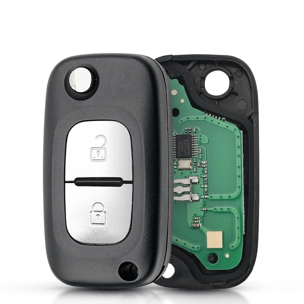 KEYYOU 2/3 Buttons Filp Car Remote Key Case shell for Renault Fluence Clio Megane Kangoo Modus Auto Key With NE73/VA2 Blade