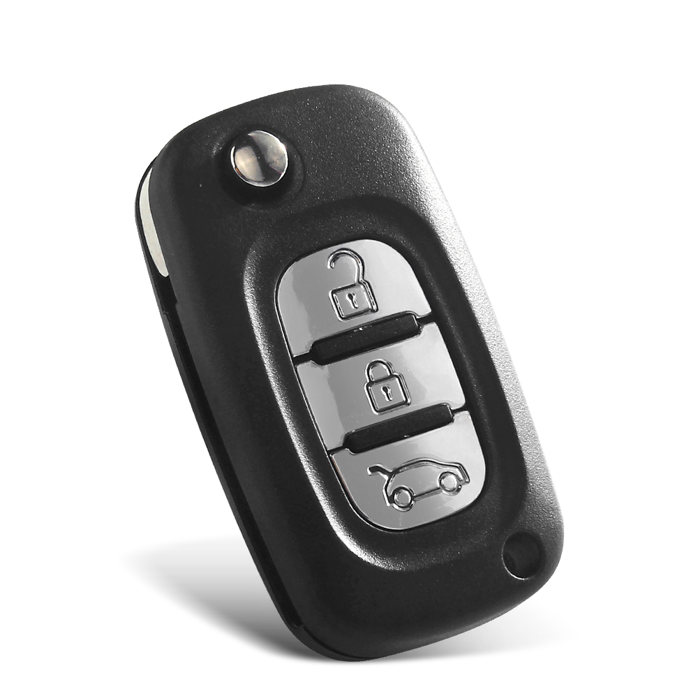 KEYYOU 2/3 Buttons Filp Car Remote Key Case shell for Renault Fluence Clio Megane Kangoo Modus Auto Key With NE73/VA2 Blade
