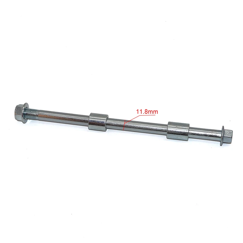 Dirt Pit Bike Wheel Axle M12 190mm-260mm For Drum Brake Wheels Rims Hub 10inch 12" 14 16 17 18 19 inch Bolts