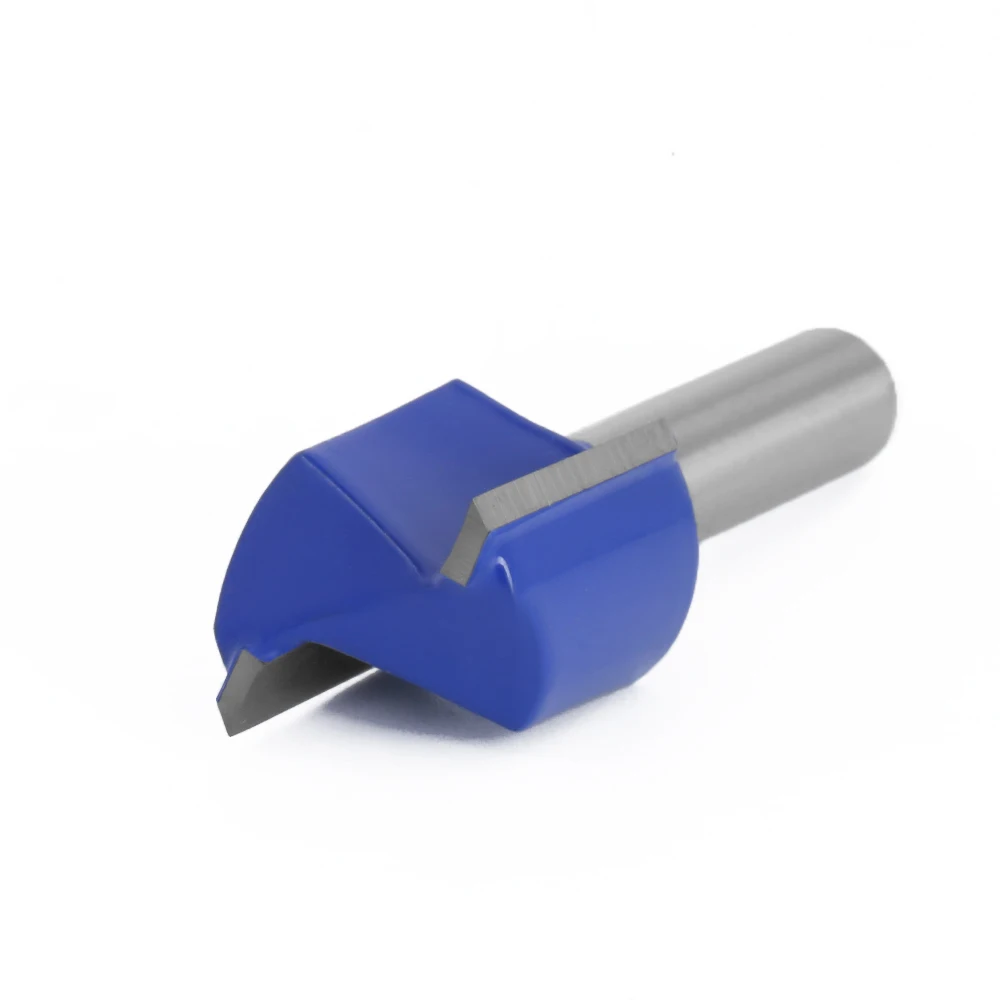 LAVIE 1pc 8mm Shank Straight Bit Double Flute Router Bits Milling Cutter For Wood Woodwork Tool C08-002