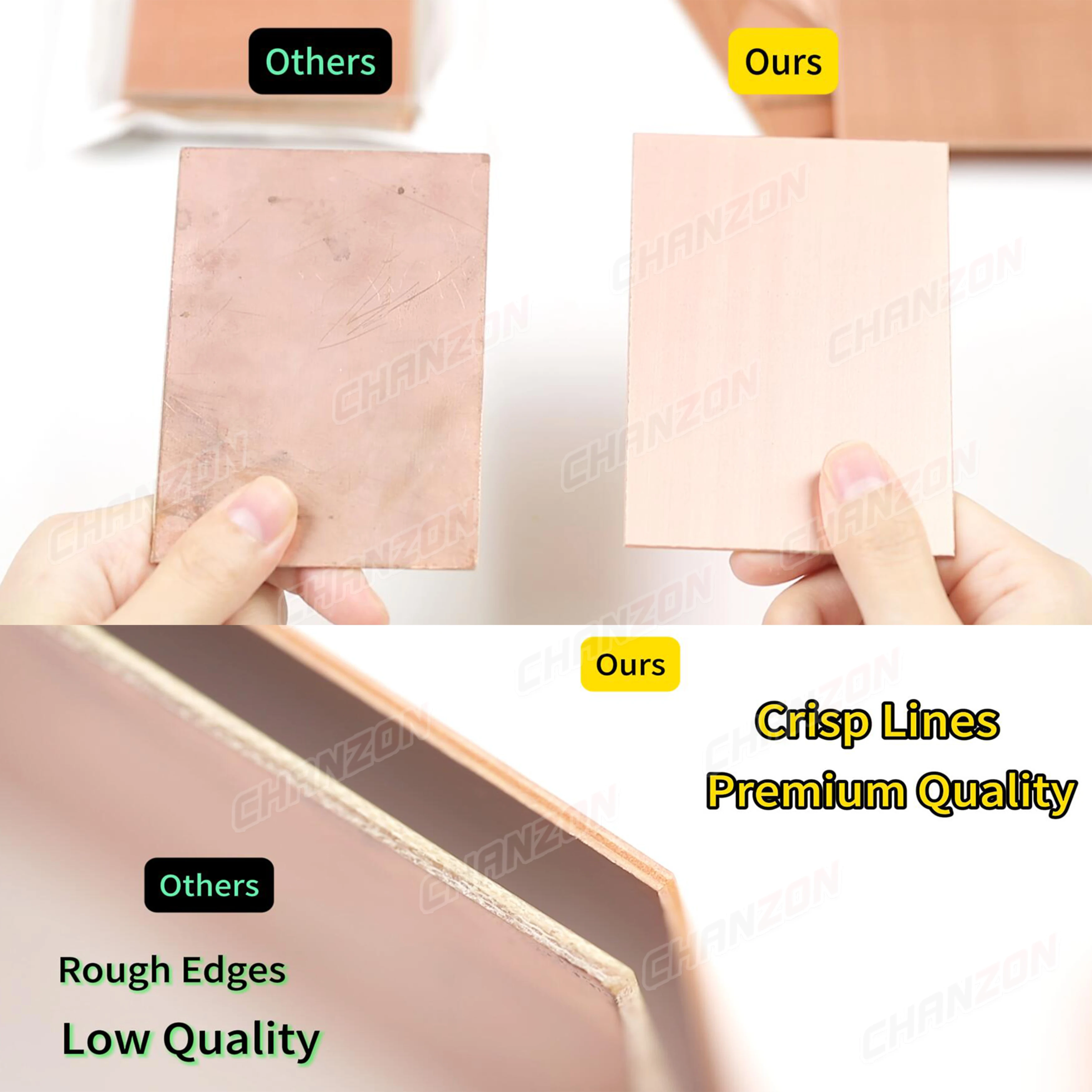 10 Pcs Single Sided Copper Clad Laminate PCB 7x10cm Copper Plated Universal Circuit Prototype Board for Etching DIY Pcbs Kit